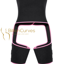 Load image into Gallery viewer, BillionCurves Exclusive 3-in-1 HighWaist Sweat Belt and Thigh Toner- Butt Lifter Shapewear
