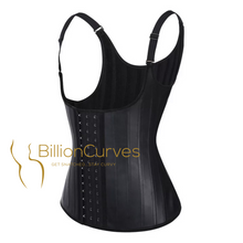 Load image into Gallery viewer, Get Snatched 20 ++ Latex Steel boned Waist Trainer Vest
