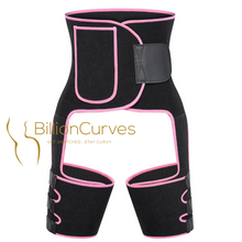 Load image into Gallery viewer, BillionCurves Exclusive 3-in-1 HighWaist Sweat Belt and Thigh Toner- Butt Lifter Shapewear

