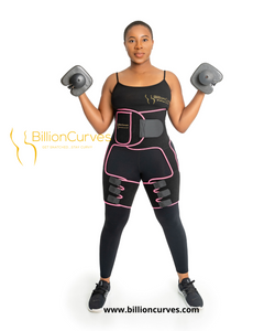 Butt Lifter Shapewear Online 3-in-1 HighWaist Sweat Belt Thigh Toner –  BillionCurves